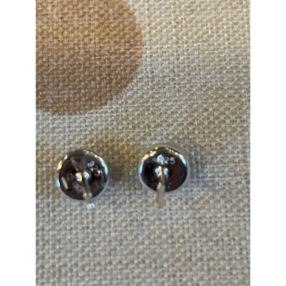 Tiny Turquoise Stud Earrings | Sterling Silver Mini's for Kids & First Piercings